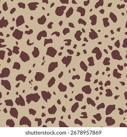 Abstract modern leopard seamless pattern. Animals fashion trendy background. Color decorative vector illustration for print, fabric, textile. Modern ornament of stylized skin.
