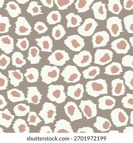 Abstract modern leopard seamless pattern. Animals trendy background. Color decorative vector stock illustration for print, card, postcard, fabric, textile. Modern ornament of stylized skin.