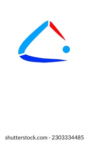 Abstraktes modernes Design-Konzept für das Logo C.  einzeln auf weißem Hintergrund.  Vektorgrafik.