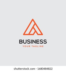 letra abstracta moderna Monograma de logotipo para cualquier empresa relacionada