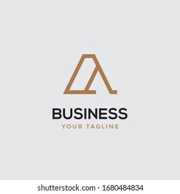letra abstracta moderna Monograma de logotipo para cualquier empresa relacionada