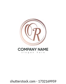 Abstract modern letter R logo template, Vector logo for business and company identity 