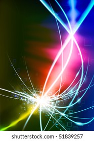 Abstract Modern Light Background Original Illustration