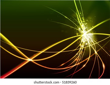 Resumen De Fondo De Luz Moderna Ilustración Original