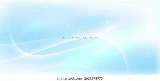 Abstractas fondo azul claro moderno con decoración brillante elegante. Ilustración vectorial
