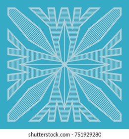 abstract modern light blue geometric tone pattern