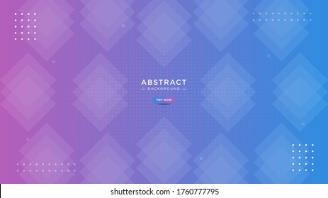 Abstract modern light gradient background with rectangles. Decorative design in abstract 3d style with rectangles dynamic shapes composition.