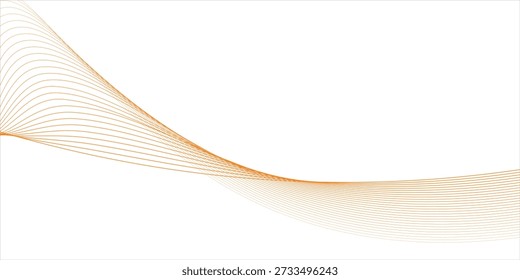 Abstract modern light lines of high speed motion. Glowing curve, speed line. Abstract movement. Dynamic traces.