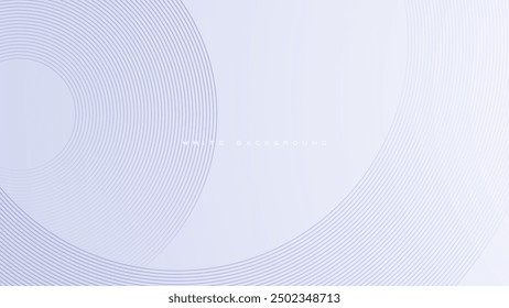 Abstract modern light silver background circle lines shape design