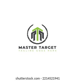 Abstract modern line art letter TM logo. This logo icon incorporates with letters T And M in a creative way.