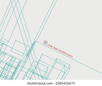 abstract modern line art structure pattern background