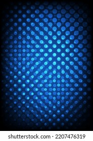 Abstrakter, moderner Linienhintergrund. blaue Neonlichttechnik. Vektorgrafik-Illustration 