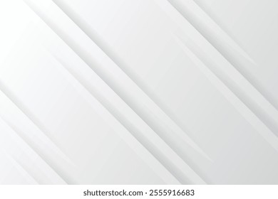 Abstract modern line background. White and grey geometric texture. vector art illustration