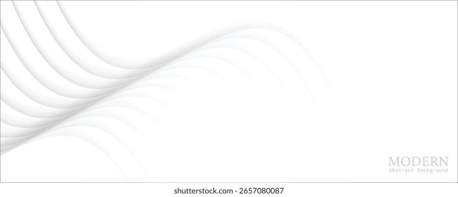 Abstract modern line background. White and grey geometric texture. vector illustration