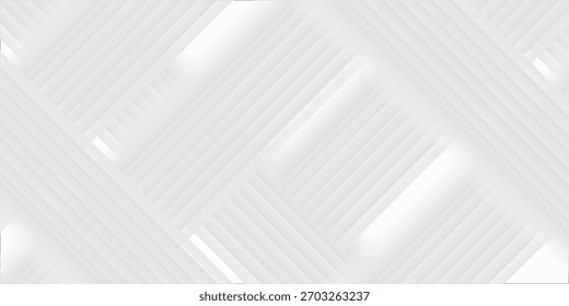 Abstract modern line background. White and grey geometric texture. modern vector art illustration 