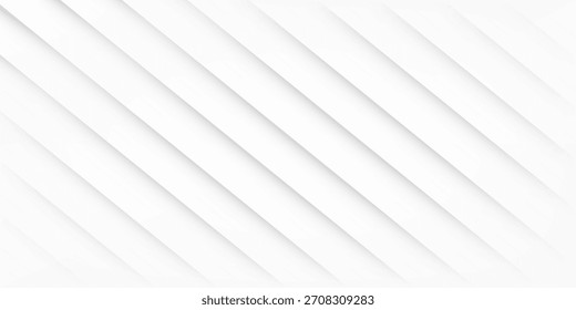 Abstrakter, moderner Linienhintergrund. Weiße und graue geometrische Textur. Vektorgrafik