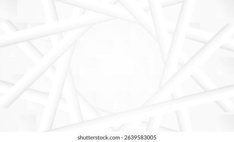 Abstract modern line and light background. White and grey geometric pattern texture. vector art illustration