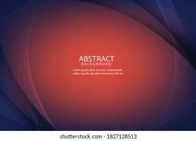 abstract modern line red and blue background illustration vector