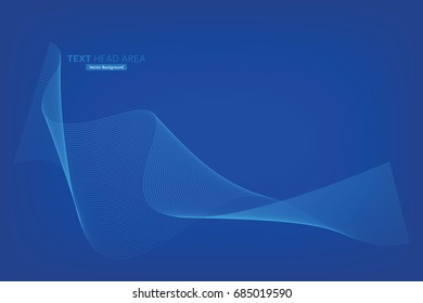 Abstract Modern Line, Text Head Area 