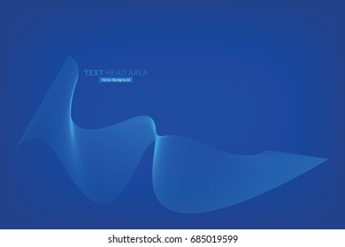 Abstract Modern Line, Text Head Area 