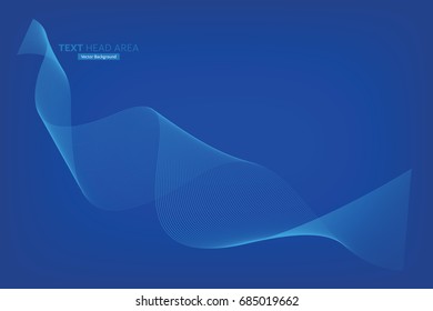 Abstract Modern Line, Text Head Area 