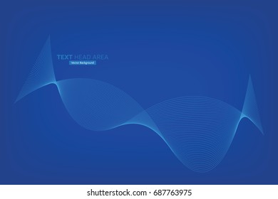 Abstract Modern Line, Text Head Area 