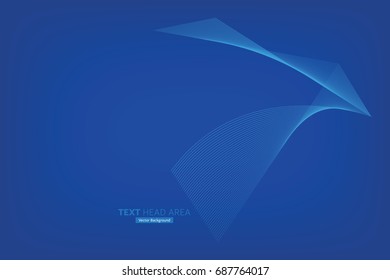 Abstract Modern Line, Text Head Area 