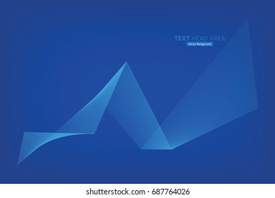 Abstract Modern Line, Text Head Area 