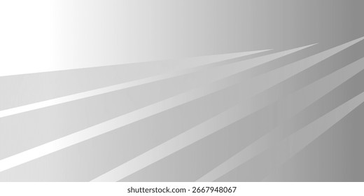 Abstract modern line texture background. White and grey pattern geometric with copy space. Vector art illustration 