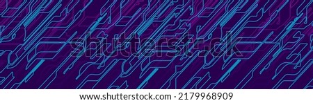abstract modern line texture on blue background. vector illustration