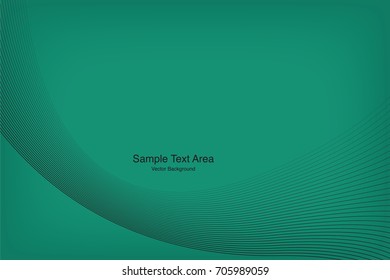 Abstract Modern Line, Wave Designed On White Background With Title Text Area, Black And Green