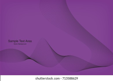 Abstract Modern Line, Wave Designed On Pink Background With Title Text Area, Black And Pink