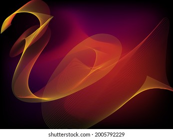 abstract modern line wave wallpaper design. waves background design, line wallpaper