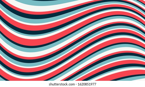 Abstract modern linear colorful background vector design.