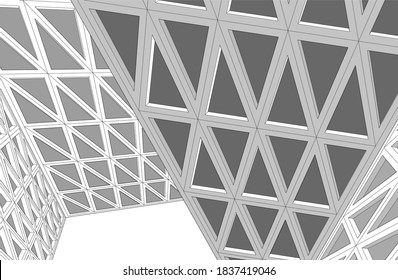 Abstract modern linear geomertic background