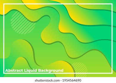 Abstract modern liquid background. Dynamical colored forms and waves. Gradient abstract banner with flowing liquid shapes. Template for the design of a website landing page or background.