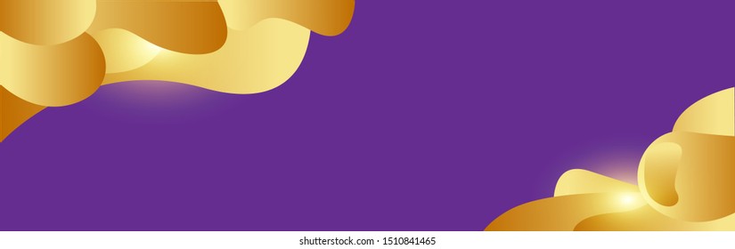abstract modern liquid background plus gold decoration on the edge suitable for web background, landing page, advertisements, etc. vector eps 10.