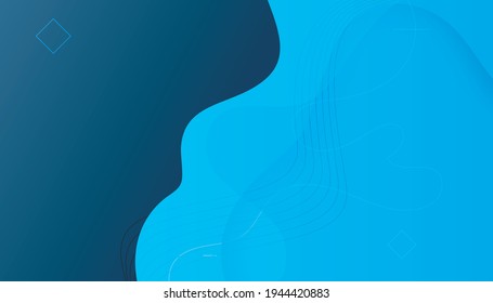 abstract modern liquid background template design with green and blue color. vector illustration 