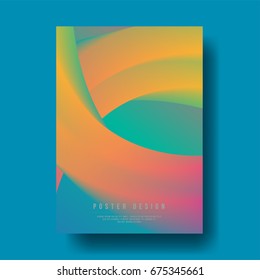 Abstract Modern Liquid Color Shapes Cover Design layout for banners, wallpaper, flyers, invitation, posters, brochure, voucher discount - Vector illustration template
