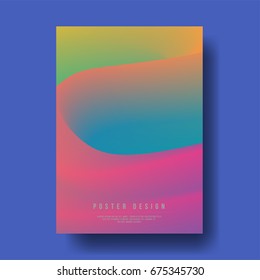 Abstract Modern Liquid Color Shapes Cover Design layout for banners, wallpaper, flyers, invitation, posters, brochure, voucher discount - Vector illustration template