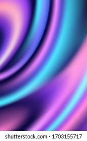 Abstract modern liquid violet background. Soft light spectral colors. Spectacular texture with chaotic waves. Halftone effect. Trendy minimalistic look for mobile phones, cards, posters, banners.