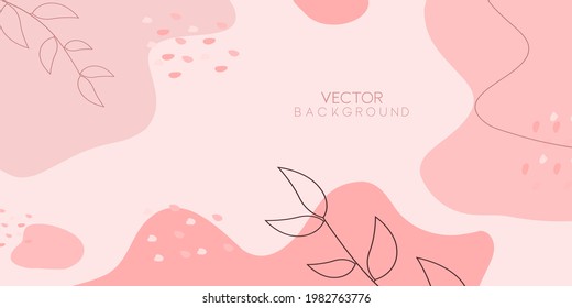 Abstract modern liquid waves background. Trendy geometric shapes composition for banner, fabric print and wallpaper.