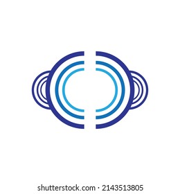 Abstract Modern Logo Design frame. Vector