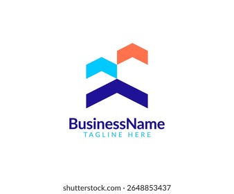 Icono Abstractas y moderno del diseño del logotipo, digital, deportes, tecnología para diversas empresas y compañías
