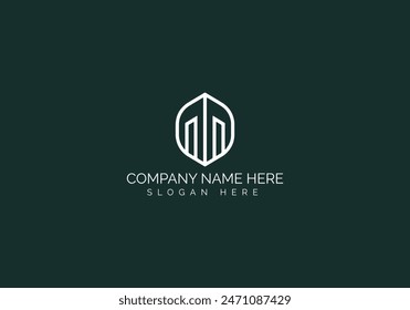 Abstract modern logo design,  Logo template. Social media abstract gradient emblem logo mark for