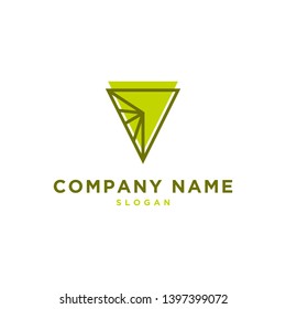 abstract modern logo design vector