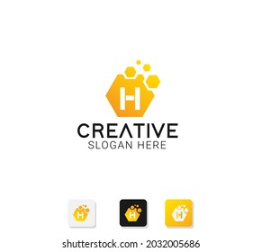 Resumen de la letra moderna del logotipo h