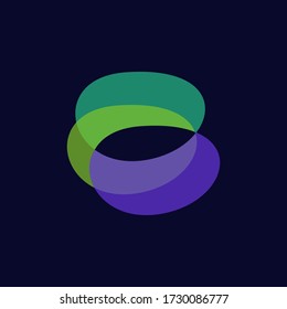 Resumen de formas modernas de logotipo. Plantilla de diseño de vector