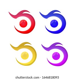 Abstract and modern logo vector collection