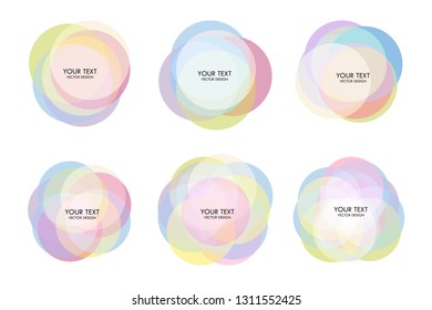 abstract modern logo,Circular colorful vector design,